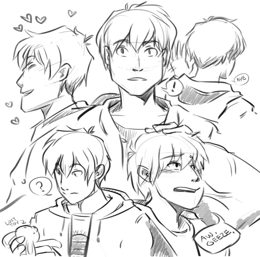Portrait commissions are single portraits only, this is just to offer extra examples of my sketch style