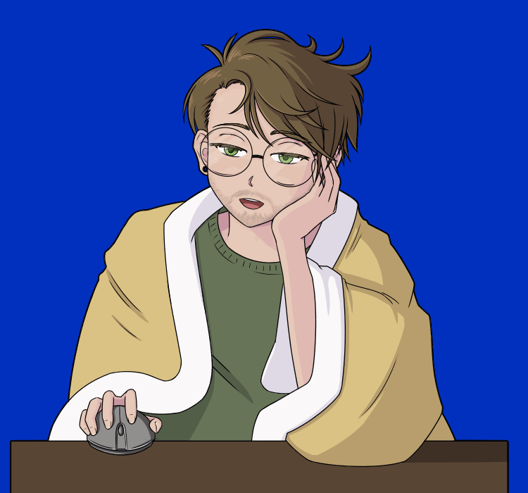 Looping talk animation for Voffee on twitch